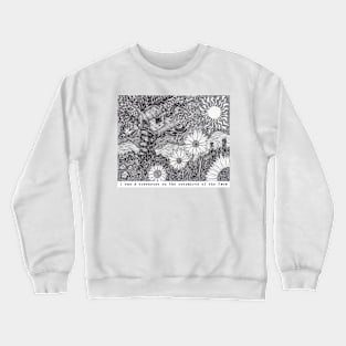 REM Driver 8 - "I saw a Treehouse on the Outskirts of the Farm" Crewneck Sweatshirt